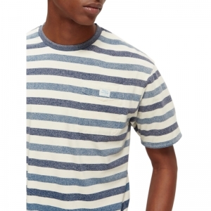 Washed striped relaxed-fit T-s 0217 Combo A