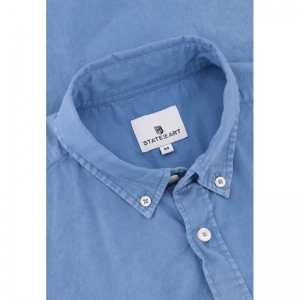 Shirt SS Plain Polin - Garment 5300 middenblau