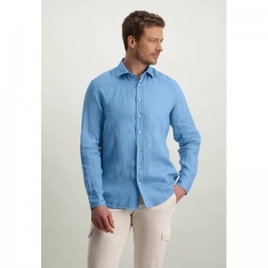 Shirt LS Plain LI - Ref SS 143 5600 grijsblauw