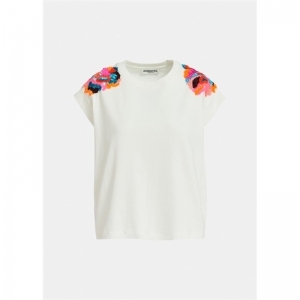 embroidered t-shirt combo 1 off whi