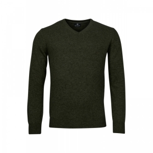 V-Neck Pullover 795 Dark Green