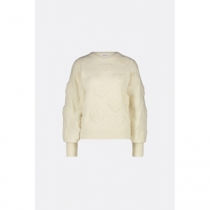 Bibian Heart Pullover 1004 Warm White