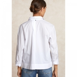 SHIRT LS FANTASY SEAMS WH WHITE