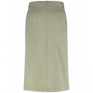Skirt woven long 509569 - sage w