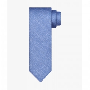 TIE SILK PRINT NAVY 39F navy
