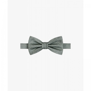 BOWTIE SILK PRINT GREEN 39I green