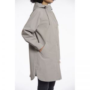 Hooded rain jacket Dusty khaki