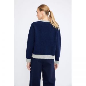 Bicolor sweater - Navy  58
