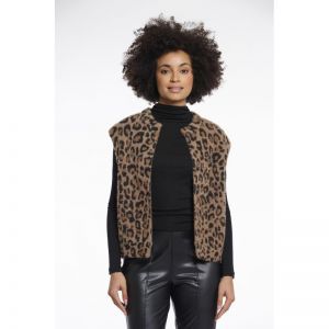 Short waistcoat Leopard
