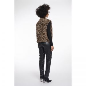 Short waistcoat Leopard