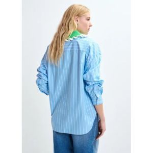 JOYFUL CROCHET COLLAR SHIRT J1BS Combo1 Bas