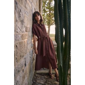 LDS Dress 4525 Mahogany