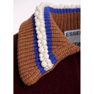 KAMORE KNIT JACKET WITH COLLAR K2WN Combo2 Win