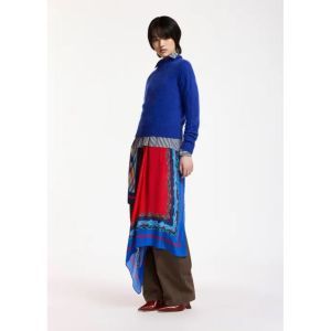 KARACAS CASHMERE PULLOVER II22 Indigo Ink