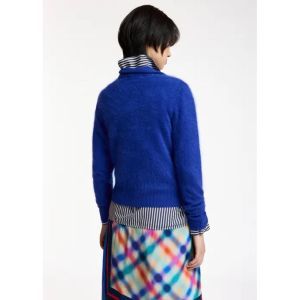 KARACAS CASHMERE PULLOVER II22 Indigo Ink
