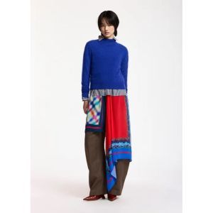 KARACAS CASHMERE PULLOVER II22 Indigo Ink