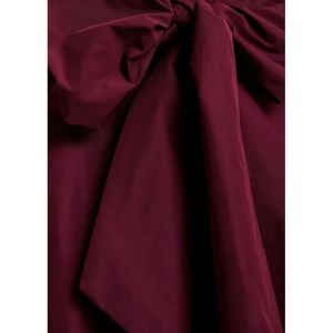 KHAI PUSSY BOW TIE MINIDRESS WN10 Wine Not
