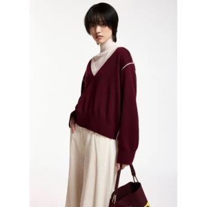 KOLI BICOLOR KNIT PULLOVER K1WN Combo1 Win