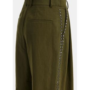 KORRUPT STUDDED PANTS DA25 Dusty Gree