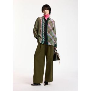 KORRUPT STUDDED PANTS DA25 Dusty Gree
