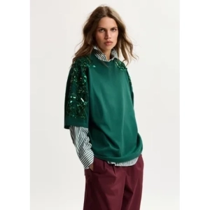 KANGOO EMBROIDERED T-SHIRT BG05 Bottle Gre