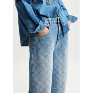 KATSU BARREL LEG JEANS AQ04 Aquamarine