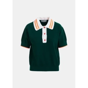 KONTRAST KNITTED POLO K1BG Combo1 Bot