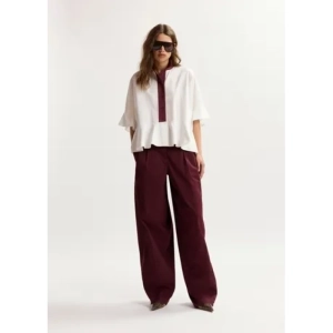 KURRY BARREL LEG PANTS DW07 Deep Wine