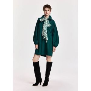 KEAGAN2 OVERSIZED MINIDRESS FW27 Forest Whi