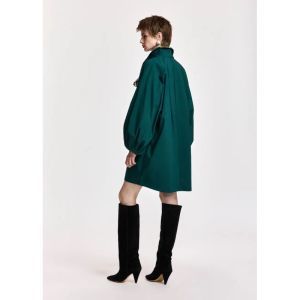 KEAGAN2 OVERSIZED MINIDRESS FW27 Forest Whi