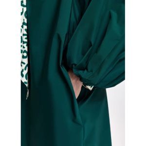 KEAGAN2 OVERSIZED MINIDRESS FW27 Forest Whi