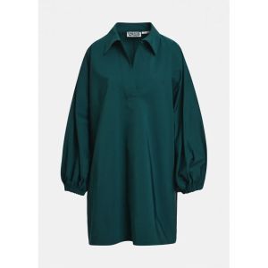 KEAGAN2 OVERSIZED MINIDRESS FW27 Forest Whi
