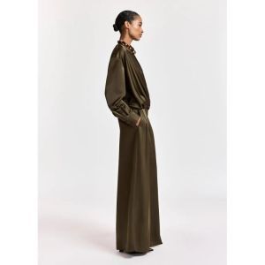 KOLKWITZIA DRAPING WRAP TOP DA25 Dusty Gree
