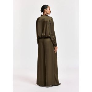 KOLKWITZIA DRAPING WRAP TOP DA25 Dusty Gree