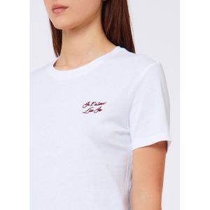 COLOR AND LOGOED JERSEY - T-SH L9374 BCO JE T