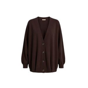 D_CARDIGAN ARRAN CHOCOLAT
