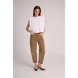 W_TROUSERS LIMA OLIVE WASHED