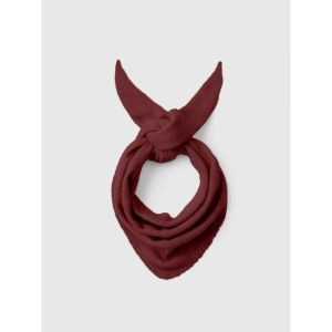 SLWLULU BRUSHED WOOL BLEND SCA 198345 Tawny Po
