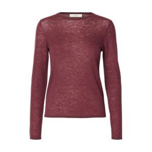 SLWVENDY LS KNIT WOOL O-NECK N 198345 Tawny Po