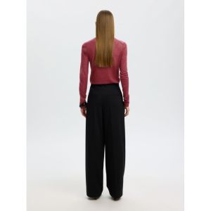 SLWVENDY LS KNIT WOOL O-NECK N 198345 Tawny Po