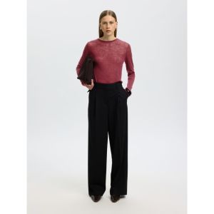 SLWVENDY LS KNIT WOOL O-NECK N 198345 Tawny Po