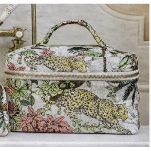 Vanity bag tropics in gold