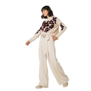 City-look broek, normal waist 93 Cream