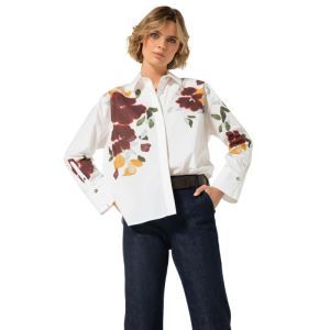 Hemdblouse in katoen 69 Multi Color