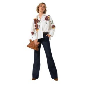 Hemdblouse in katoen 69 Multi Color