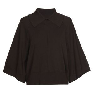 Korte pull met kimono mouw 30 Coffee