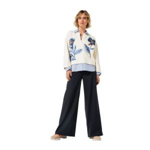 Two-in-one sweater met broderi 29 Multi Color
