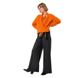 City-look broek met dasriem, n 21 Midnight Blu
