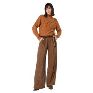 Cozy pull met kabelsteek 36 Caramello