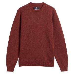 ESSENTIAL PATCH CREW NECK SWEA - BR57 RUSSET